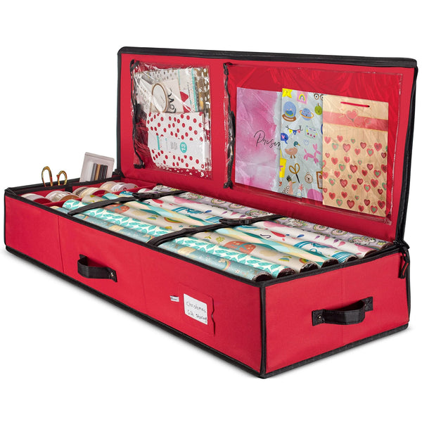 Wrapping Paper Storage Container - Fits 20 Standard Rolls - Nestopia
