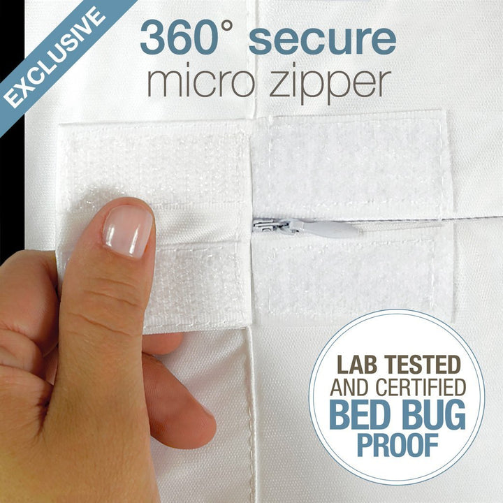 Zippered Mattress Protector - Waterproof & Breathable - Nestopia