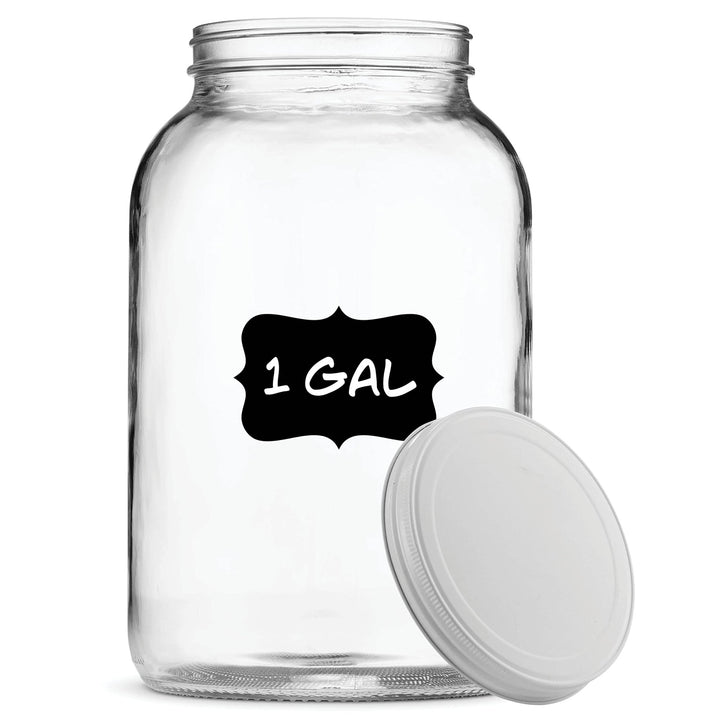 1 - Gallon Glass Jar with Airtight Lid - Nestopia