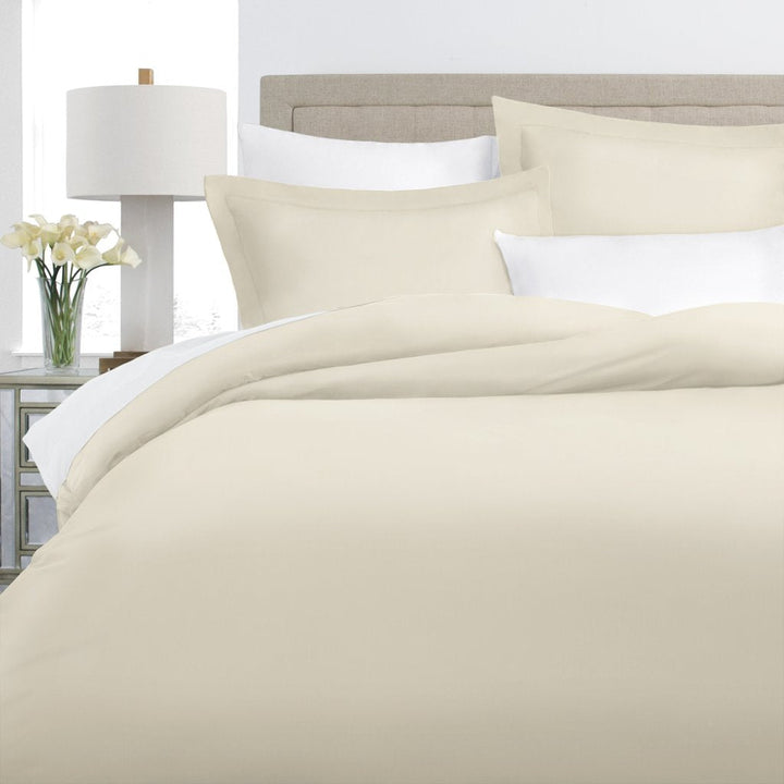 100% Cotton Duvet Set - King/Cal King - Cream - Nestopia