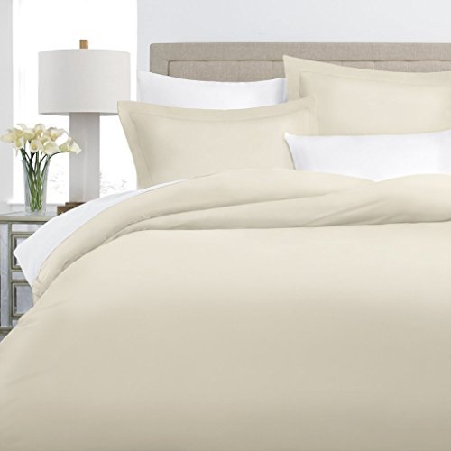 100% Cotton Duvet Set - King/Cal King - Cream - Nestopia