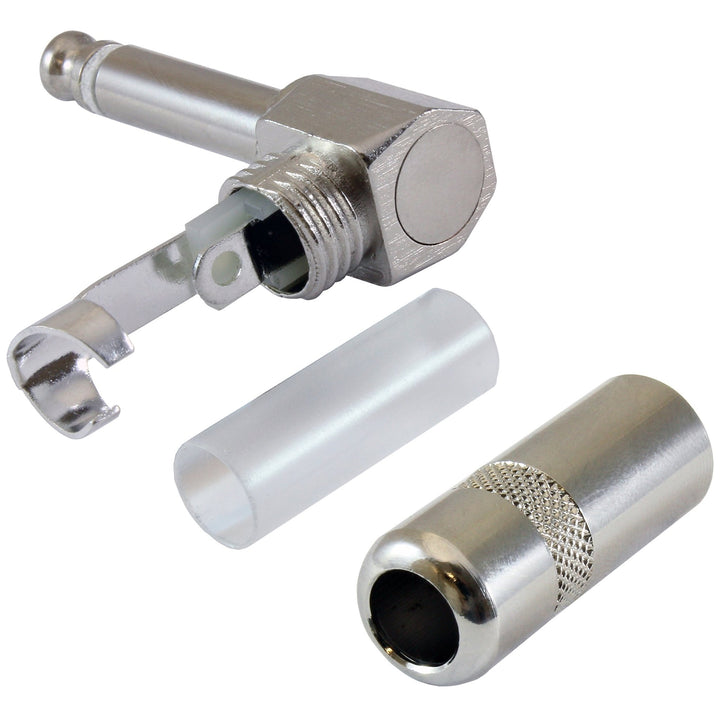 1/4" Right Angle TS Mono Plug Connectors - Nestopia