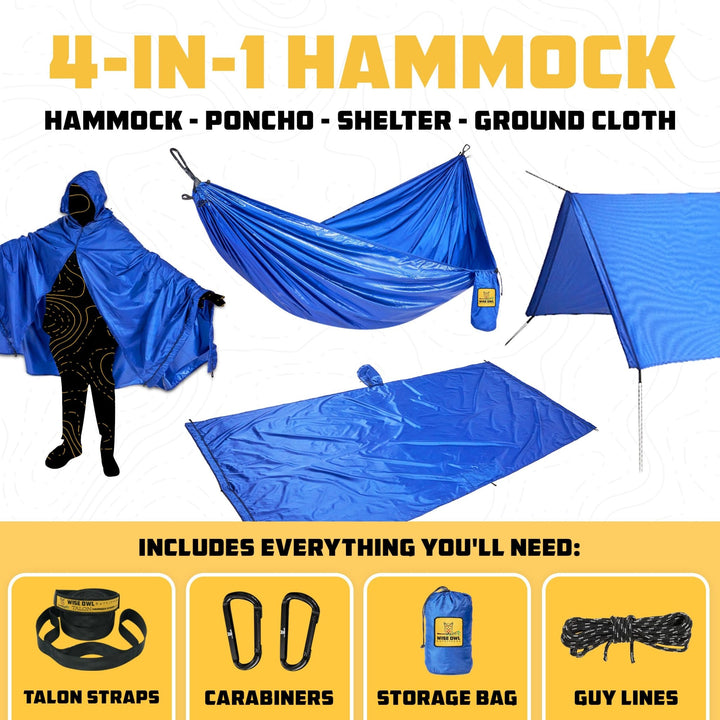 4in1 Hammock Tarp Poncho Footprint - Nestopia