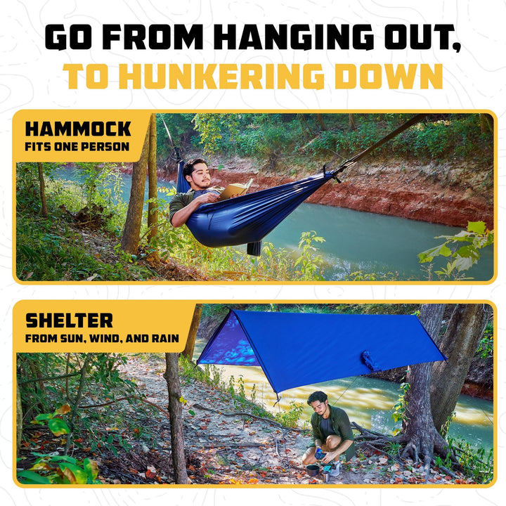 4in1 Hammock Tarp Poncho Footprint - Nestopia