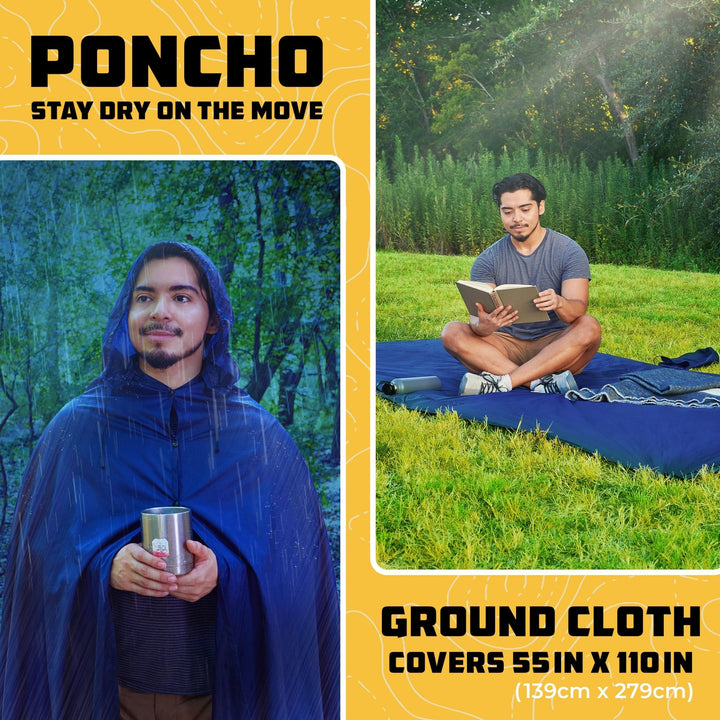 4in1 Hammock Tarp Poncho Footprint - Nestopia