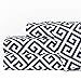 4pc Greek Key Sheet Set, Queen, Navy/White - Nestopia