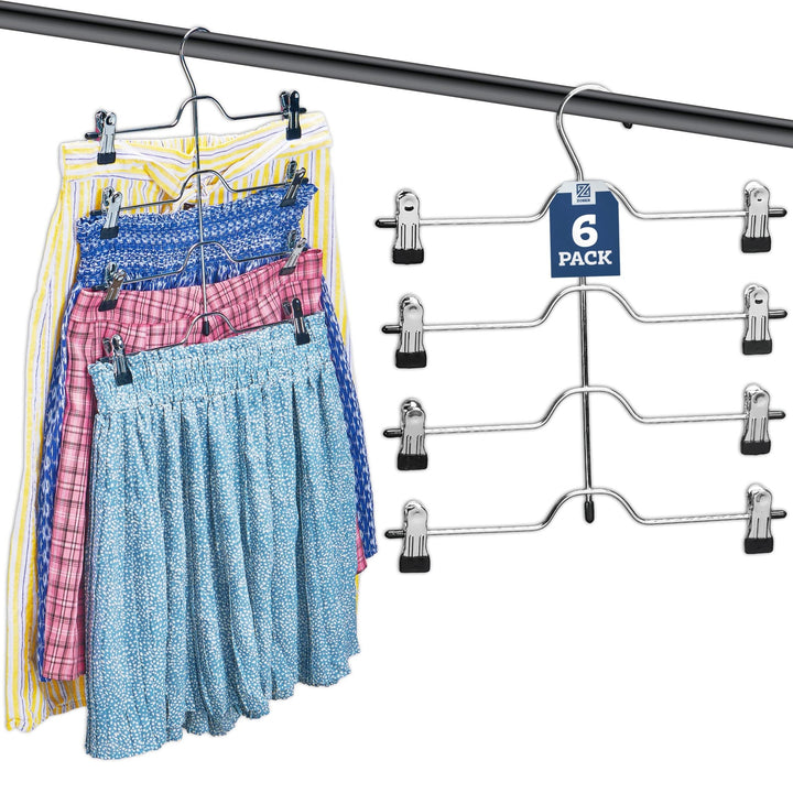 5 - Tier Skirt Hangers with Clips - Nestopia