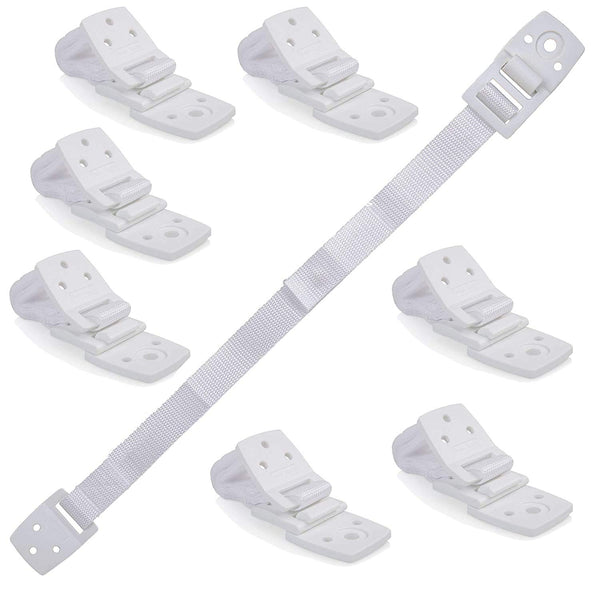 8-Pack Anti-Tip Straps for Baby Proofing