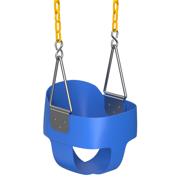 High Back Toddler Swing Seat with Chains