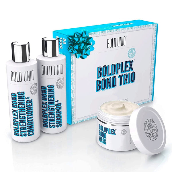Boldplex 3, 4 & 5 Bond Restore Treatment, Shampoo & Conditioner Trio Gift Set