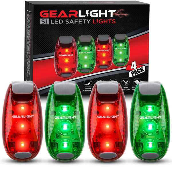 LED Safety Lights - 4 Pack