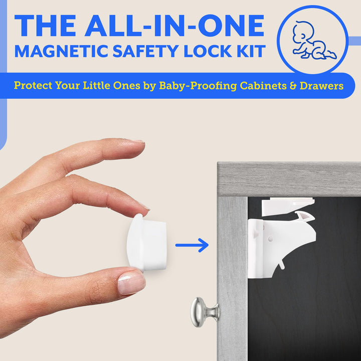 Magnetic Baby Proofing Cabinet Locks - Nestopia