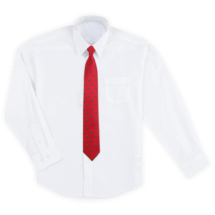 Christmas Ties for Boys - Zipper Pre - Tied Woven Tie - Nestopia