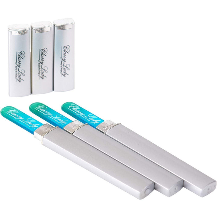 Double - Sided Glass Nail File Set with Case - Nestopia