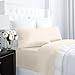 Egyptian Cotton Bed Sheet Set - Cream Queen - Nestopia