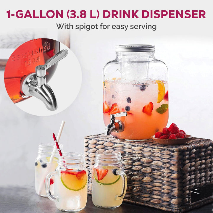 Glass Drink Dispenser - Nestopia