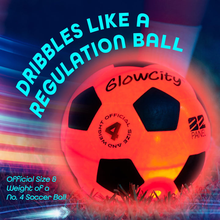 Glow in The Dark Soccer Ball - Nestopia