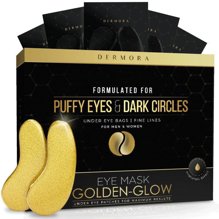 Golden Glow Under Eye Patches - 100 Pairs - Nestopia