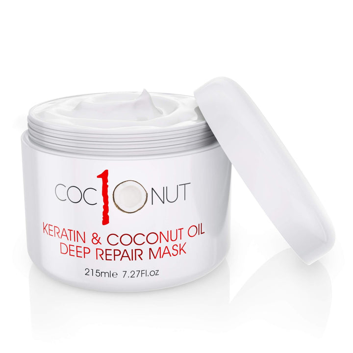 Hair Mask with Coconut Oil and Keratin Protein - 7.27fl.oz - Nestopia