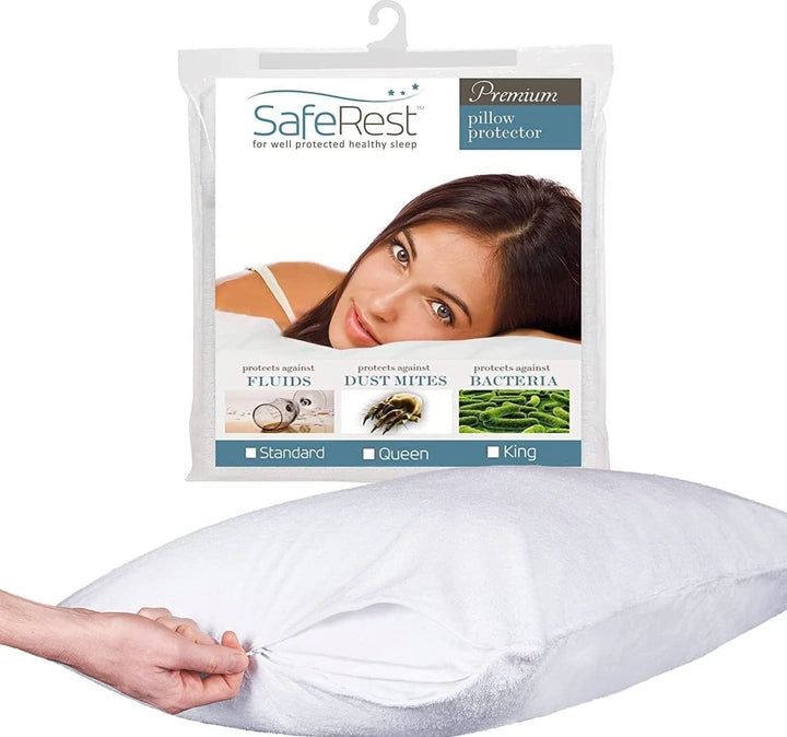 Hypoallergenic Bed Bug Proof Waterproof Pillow Protector - Nestopia