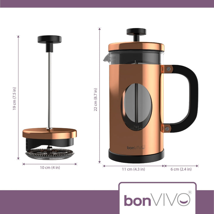 Large French Press Coffee Maker - Nestopia