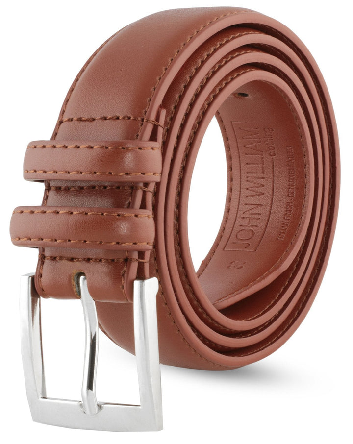 Leather Belts for Men - Brown & Black - Nestopia