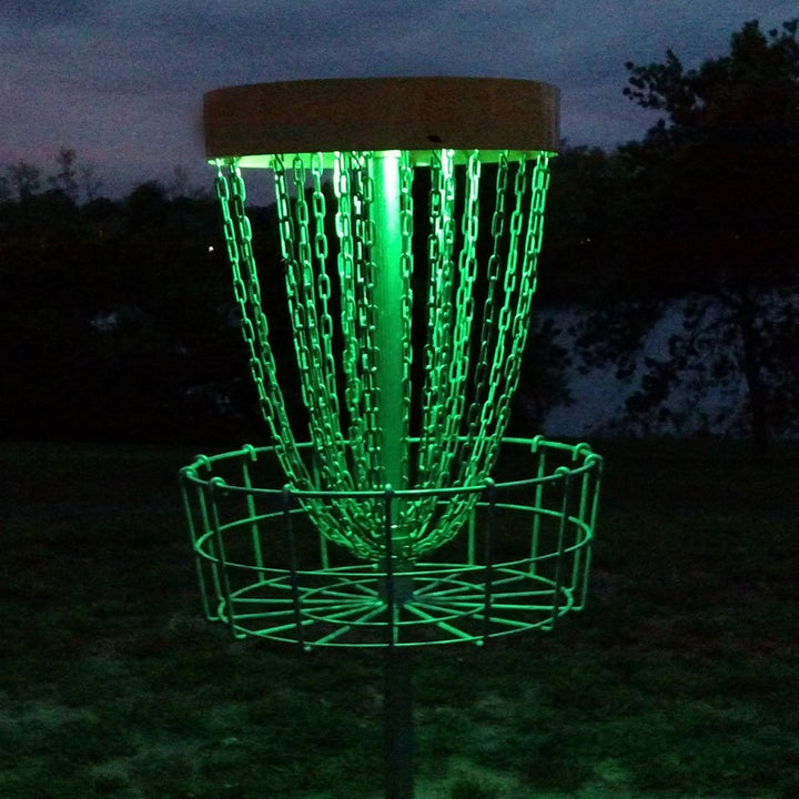 LED Lights for Disc Golf Basket - 2 Pack - Nestopia