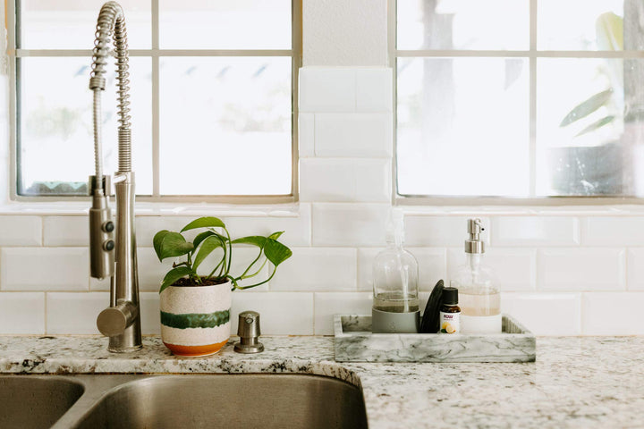 Marble Tray for Vanity and Bathroom Counters - Nestopia