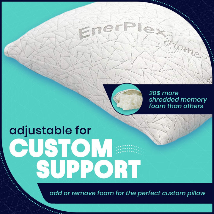 Memory Foam Pillows - King Size 2 Pack - Nestopia