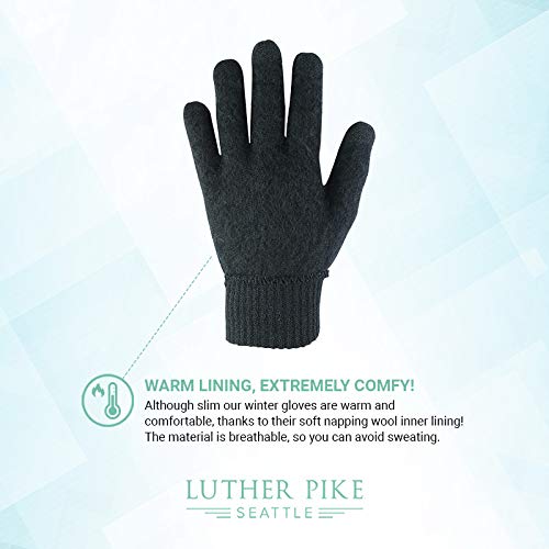 Mens Touchscreen Gloves - Warm & Soft - Nestopia