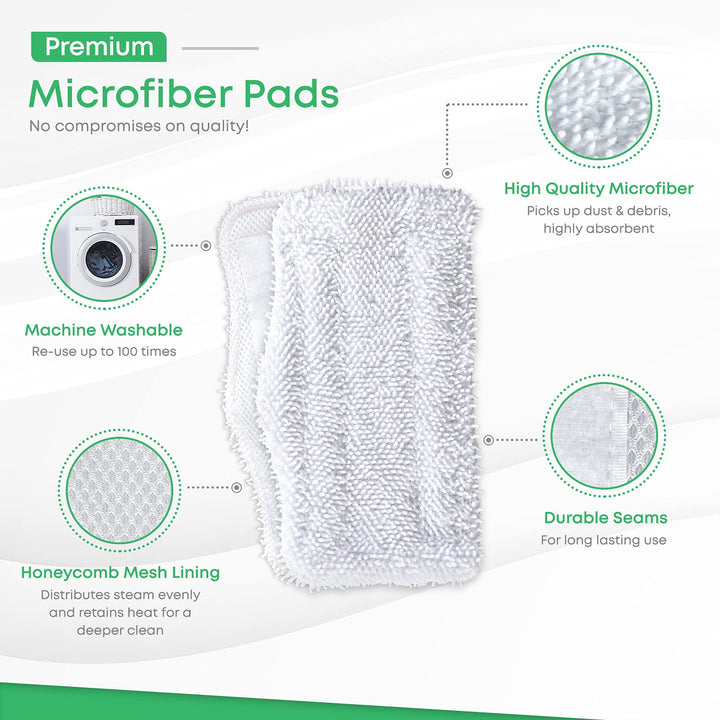 Mop Pads for Shark Steam Mop SK Series & S Series - 4 Packj - Nestopia