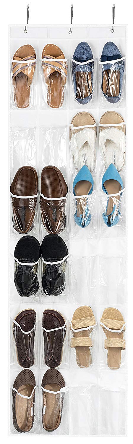 Over Door Shoe Holder - 24 Pockets - Nestopia