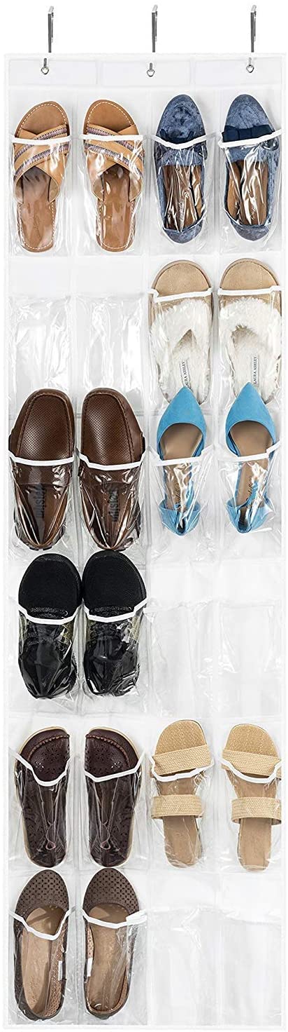 Over Door Shoe Holder - 24 Pockets - Nestopia