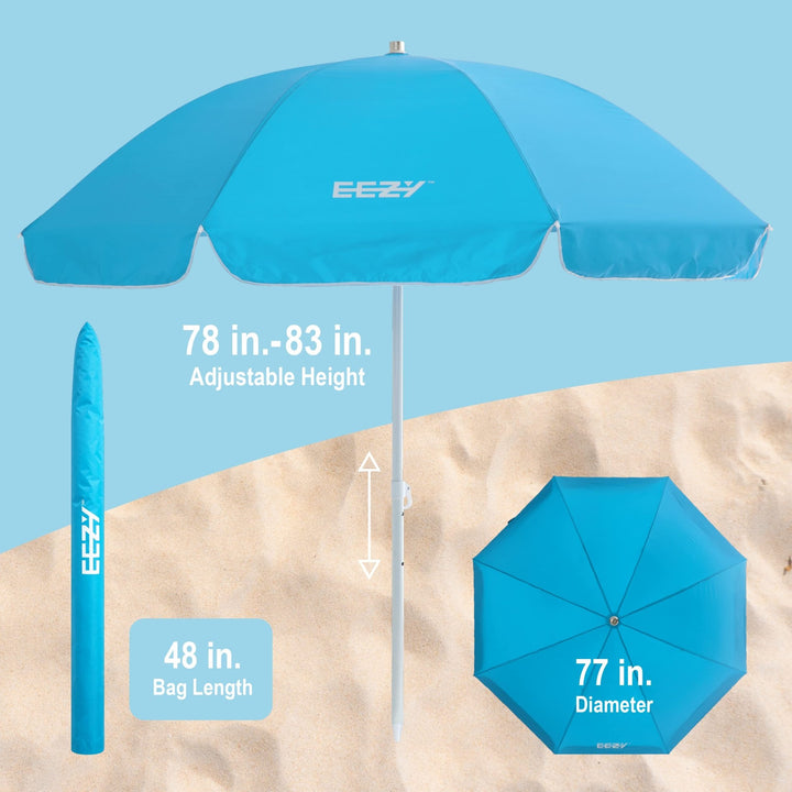 Portable 7 ft Beach Umbrella - Nestopia