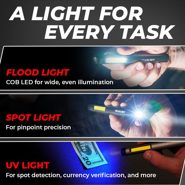 Rechargeable 3 - 1 LED COB Work Light with Magnetic Back - Nestopia