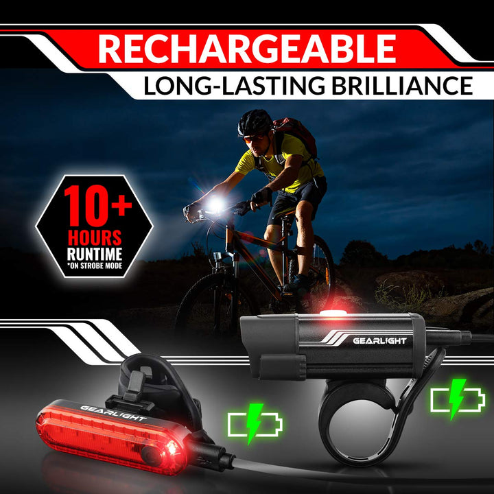 Rechargeable Bike Light Set S400 - Nestopia