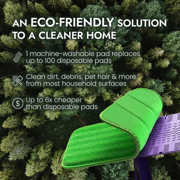 Reusable Floor Mop Pads - Swiffer Wet Jet Compatible Refills - Nestopia