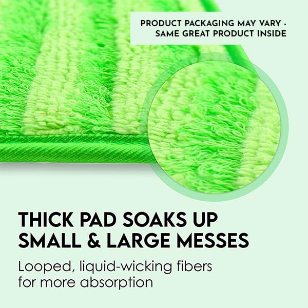 Reusable Floor Mop Pads - Swiffer Wet Jet Compatible Refills - Nestopia