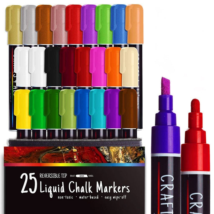 Reversible Chalk Markers for Blackboards & Windows - Nestopia