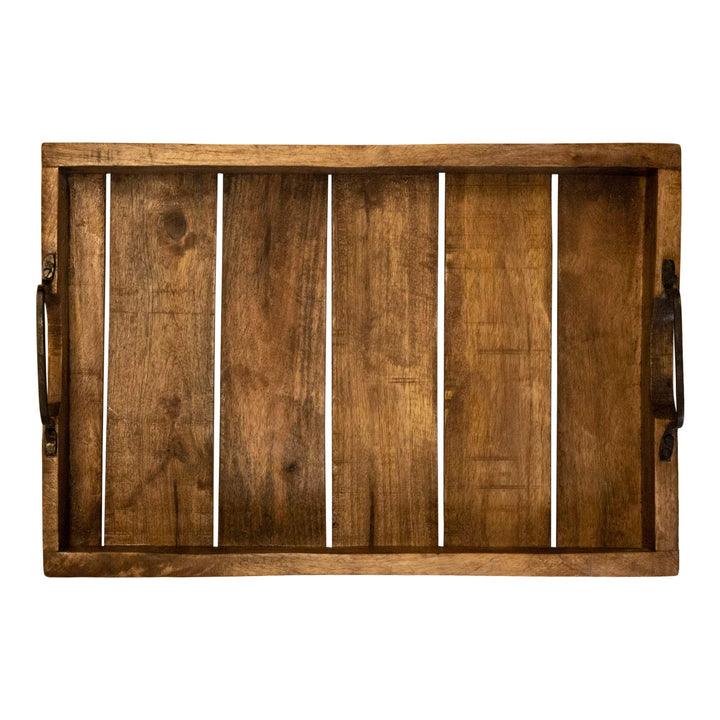 Rustic Serving Tray w/ Handles, 18" - Nestopia