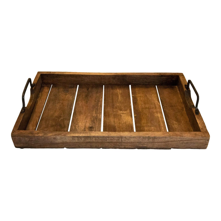 Rustic Serving Tray w/ Handles, 18" - Nestopia