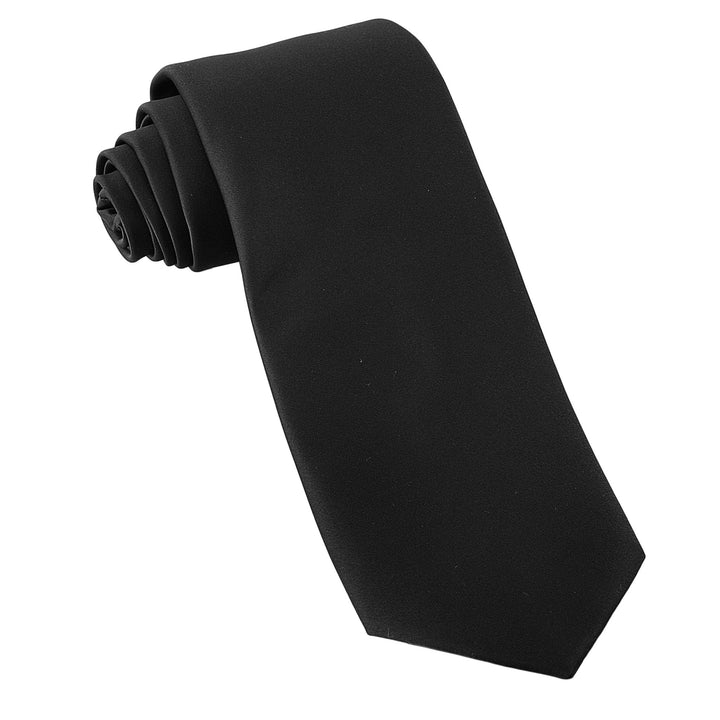 Satin Men's Neckties - Solid Color Tuxedo Tie - Nestopia