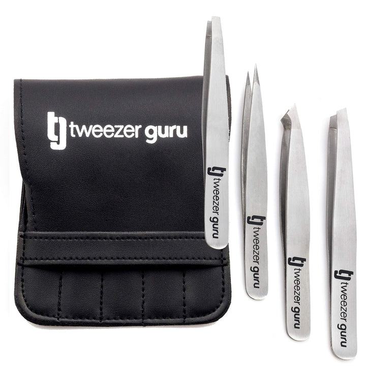 Stainless Steel Slant & Pointed Tweezer Set - Nestopia