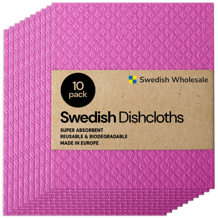 Swedish DishCloths for Kitchen - 10 Pack - Nestopia