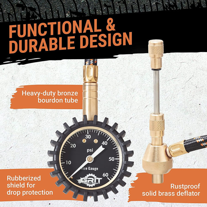 Tire Pressure Gauge (0 - 60 PSI) - Nestopia