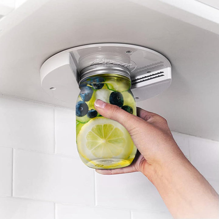 Under Cabinet Jar & Bottle Opener for Weak Hands & Seniors - Nestopia