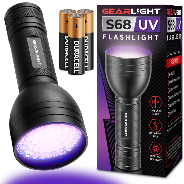 UV Black Light Flashlight XR98 - Nestopia