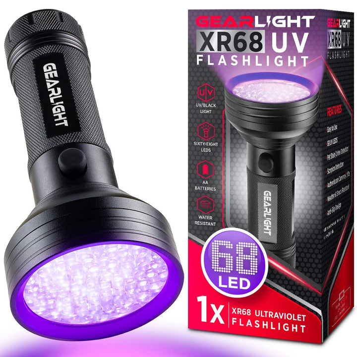 UV Black Light Flashlight XR98 - Nestopia