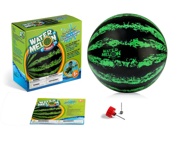 Watermelon Ball The Original Pool Toys for Kids Ages 8 - 12 - 9 Inch Pool Ball for Teens, Adults, Family - Pool Games, Pool Toys, Fun Swimming Pool Games, Water Football, Tag, Diving and Beach Ball Play - Nestopia