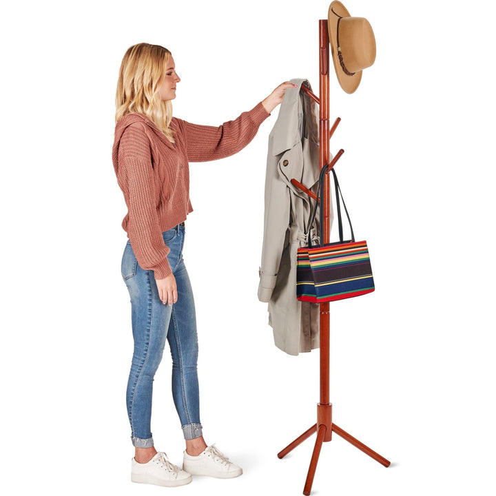 Wooden Coat Rack Stand - Nestopia